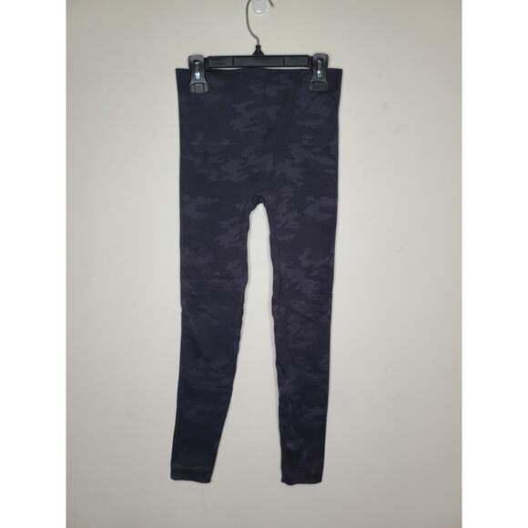 Spanx blue camoflauge camo shapewear leggings - small - Picture 1 of 10